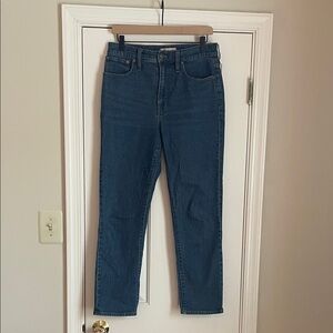Madewell Women's “The Perfect Vintage” Straight Leg Jeans in Classic Blue